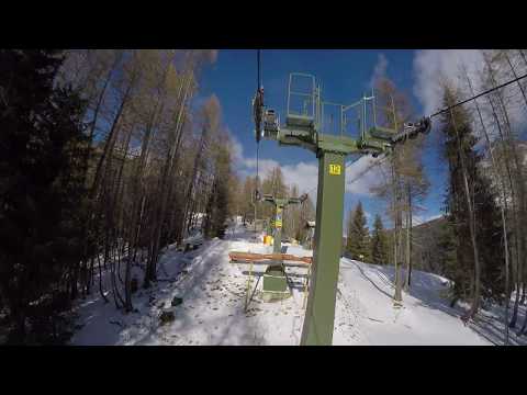 Risalita integrale seggiovia Doppelmayr "Delle Coste" Zoldo (Bl);  9/12/2017 (Chairlift/ Sessellift)