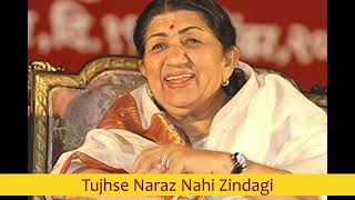 Tujhse naraz nahi zindagi Lata Mangeshkar ❤️360p