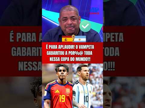 RESPEITEM O VAMPETA, SENHORAS E SENHORES! O HOMEM GABARITOU E PREVIU TUDO NESSA COPA DO MUNDO!