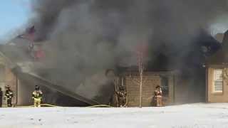 preview picture of video 'Cody Cove house fire in Olive Branch. Cody Cove and Rowlett Drive.'
