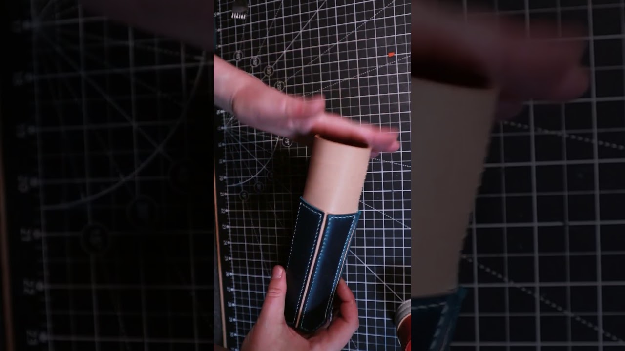 Pencil Pencil Leather Case Leather Craft PDF Pattern with Video Tutorial