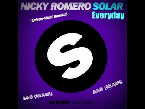 Nicky Romero vs Sgt Slick - Solar Everyday (Andrew G's 2011 WMC Bootleg)