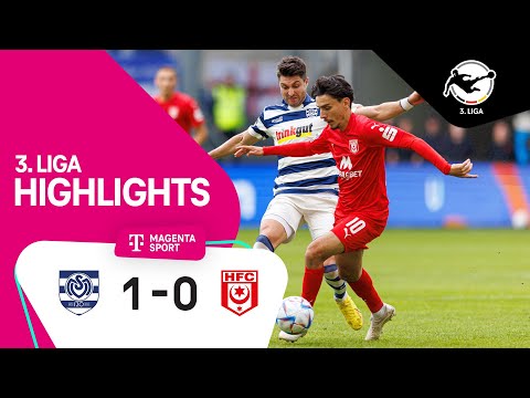 MSV Duisburg - Hallescher FC | Highlights 3. Liga 22/23