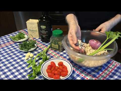 Zuppa di fagioli alla "maruzzara" (videoricetta n° 1128)