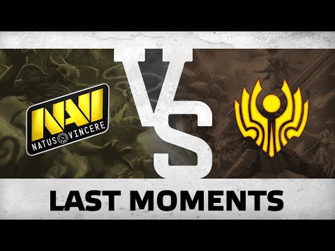 Last moments by Na'Vi vs CIS Rejects (Game 2) @Frankfurt Major