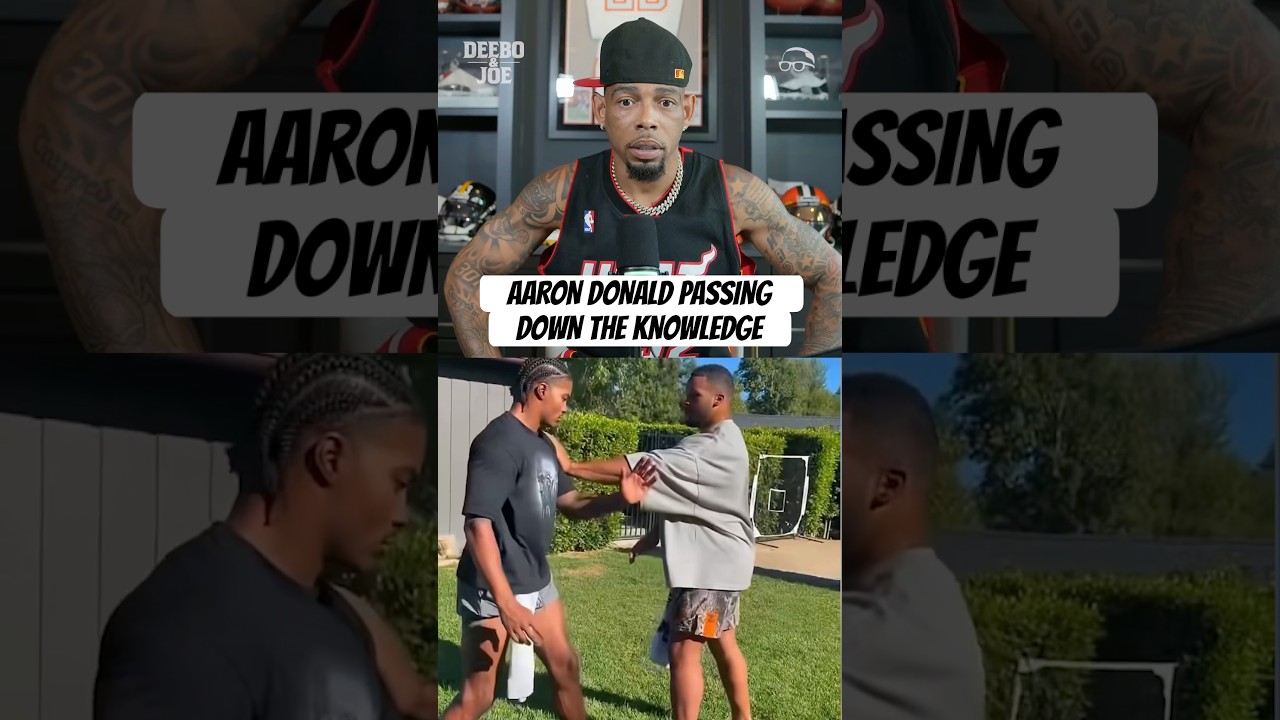#AaronDonald passing down the knowledge to #Steelers Safety Jaquan Brisker 👀🫡#DeeboAndJoe