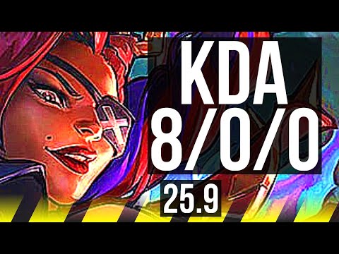 SAMIRA & Fiddlesticks vs TRISTANA & Maokai (ADC) | 8/0/0, Legendary | EUW Diamond | 25.9