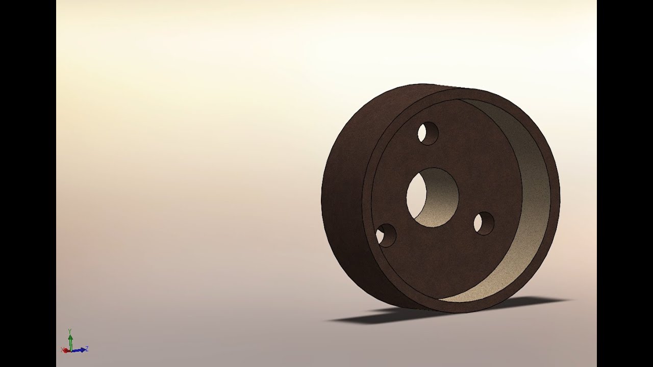 #7 REVOLVED BOSS/BASE FEATURE || EXTRUDED CUT || CIRCULAR PATTERN