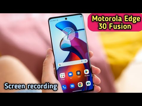 How To Record Screen In Motorola Edge 30 Fusion,Screen Recording Setting ,