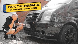 Adding or Removing A Private Registration Plate To Your Vehicle? *WATCH THIS FIRST*