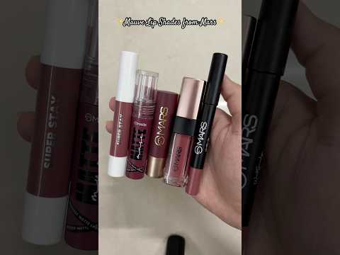 Mauve Lip shades from Mars #lipstick