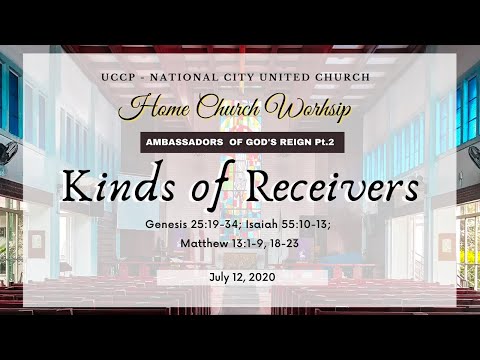 NCUC Home Church Worship 7/12/2020