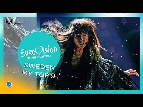 Eurovision Song Contest 2010-2018. Sweden top 9