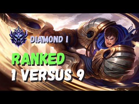 WILD RIFT GAREN 😤 WON LANE EASILY… BUT IT WAS BASICALLY A 1V9 | Ranked