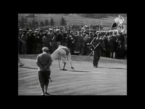 American Golfer Bobby Jones Wins Grand Slam 1930