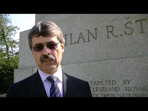 Slovak hero General Milan R. Stefanik -- Bratislava Mayor in Cleveland