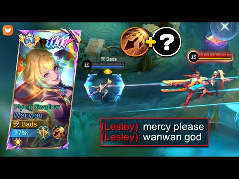 WANWAN vs. ONE HITTER LESLEY META!! ( 999IQ PLAYS🧠