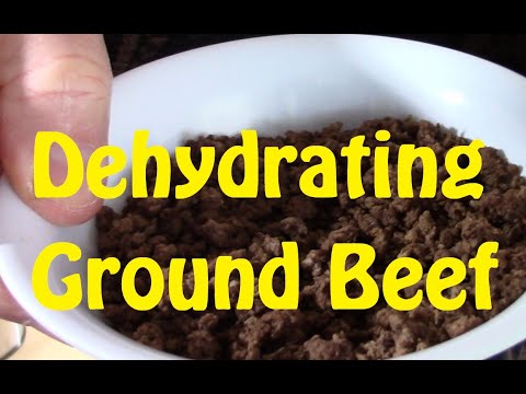 Dehydrating Ground Beef - Making Gravel