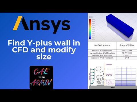 🚀 ANSYS Tutorial: Find Y-plus wall distance for CFD and modify size🔧