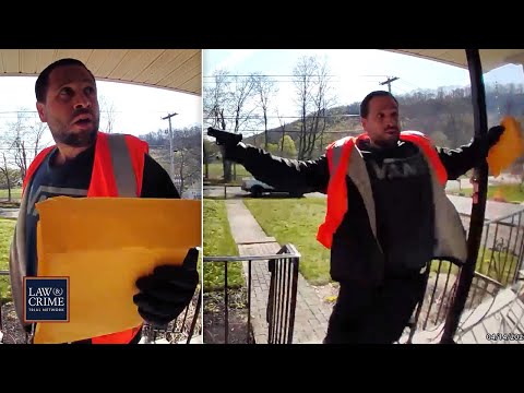 Homeowner Shoves Fake Delivery Guy During Terrifying Armed Robbery Attempt