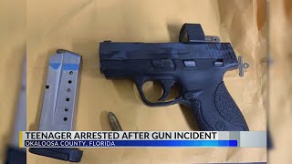 Okaloosa Co. teenager arrested for bringing gun into basketball game: Okaloosa Co. Sheriff’s Office