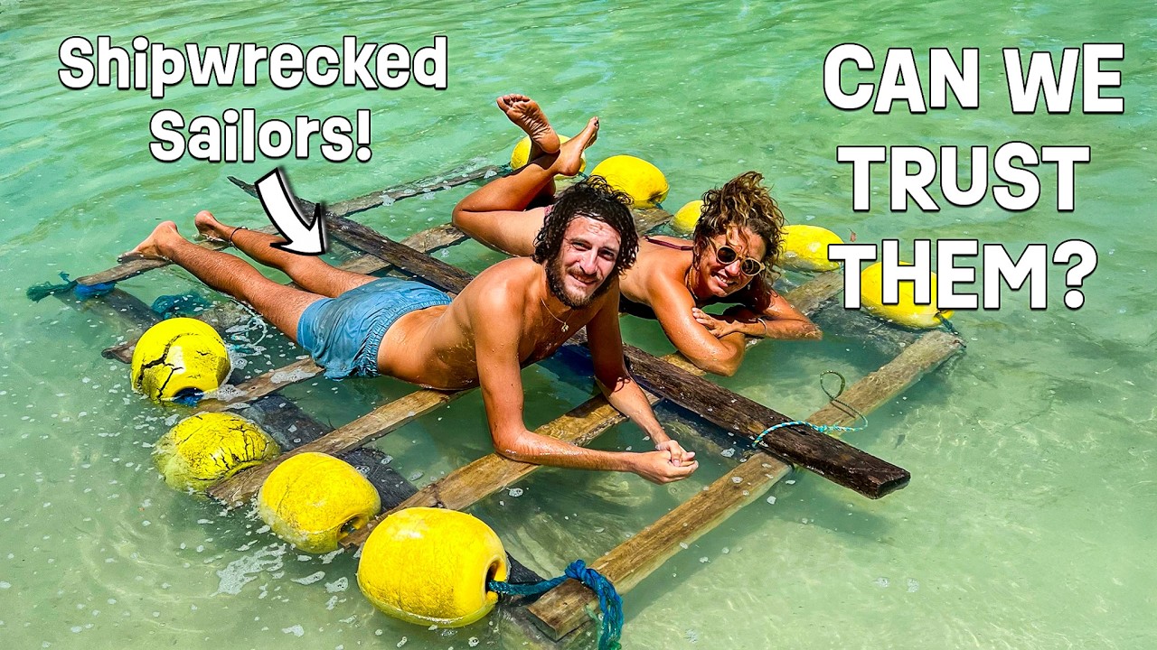 ARE THESE CASTAWAYS REALLY WHO THEY SEEM? Picking up Strangers in The Pacific 😳