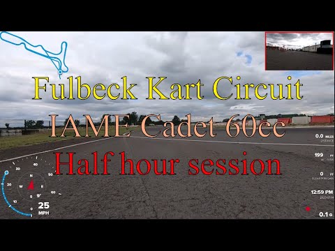 Jul20 - Fulbeck Circuit [Test Day] - Session 5/7 - Zip Kart Cadet - Iame Gazelle 60cc