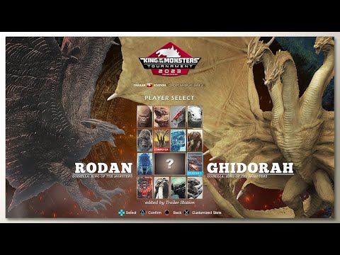 Rodan vs Ghidorah with Healthbars