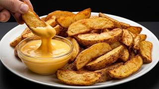 Pommes Frites NICHT FRITTIEREN! Mit Käsesauce! Gott, wie lecker!