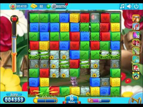 Pet Rescue Saga Level 2556 - NO BOOSTERS | SKILLGAMING ✔️