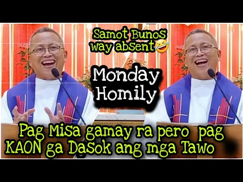 November 28, 2022😜 Pag Misa Gamay Ra og Tawo Pero Pag KAON ga Dasok 🤣 | Fr Ciano Ubod