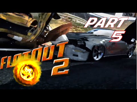 Let's Play: Flatout 2! - Part 5 - WALLS