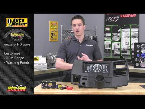 AutoMeter InVision Direct Fit Digital Dash System for 1973-1987 Chevy Trucks #7004