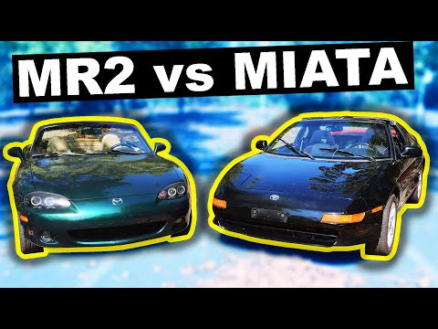 MR2 vs MIATA // Comparison Review // Why The Miata Is Better Than MR2