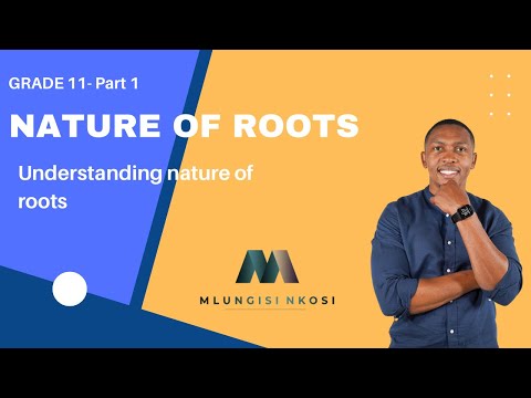 Grade 11 - Nature of Roots | Part 1 | Mlungisi Nkosi