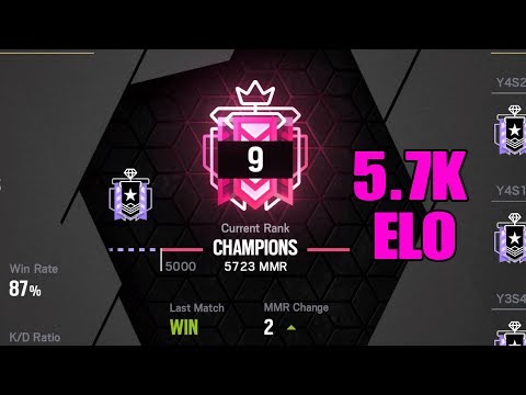 5.7k Elo in Operation Ember Rise: Ps4 Champion - Ranked Highlights - Go4 - Rainbow Six Siege