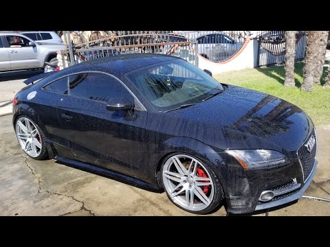 MK2 Audi TT Project : Sequential turn signal lights install + Mk3 look headlights / taillights demo