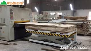 BÀN NÂNG THUỶ LỰC TỰ ĐỘNG ĐẨY VÁN