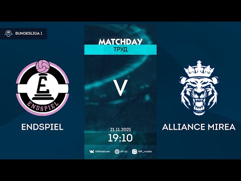 AFL21.  Germany.  Bundesliga 1. Day 13. Endspiel - Alliance MIREA