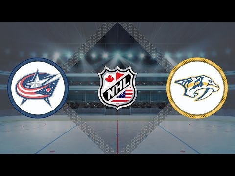 Обзор матча Коламбус - Нэшвилл / BLUE JACKETS VS PREDATORS JANUARY 26, 2017 HIGHLIGHTS