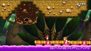 New Super Mario Bros. U - Challenge Mode: Mole to Goal w/ Mii (Gameplay Footage)