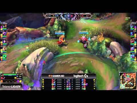 Telenorligaen høsten 2015: League of Legends Runde 1 - Oslo Lions EK vs. Celestial Gaming - Kamp 1