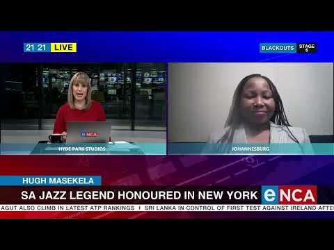 Hugh Masekela SA jazz legend honoured in New York