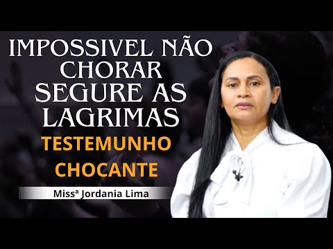 It's impossible not to CRY with this TESTIMONY / Miss Jordania Lima / HOLD BACK YOUR TEARS