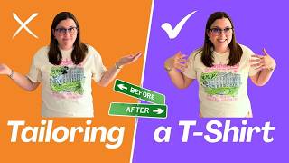 Tailor Your Own CUSTOM T-Shirt - Easy Sewing Tweaks For a *Perfect* Fit