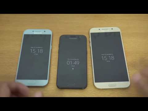 Samsung Galaxy A5 vs Samsung Galaxy A3 vs Samsung Galaxy A7  2017