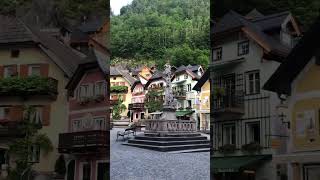 Marktplatz in Hallstatt, Austria #travel #austria #hallstatt #village #beautiful