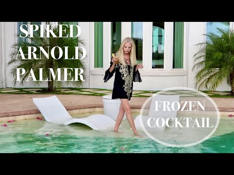 How to Make a Frozen Spiked Arnold Palmer | Refreshing Summer Cocktail Recipe | The Style Chase
