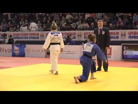 Marica Perišić CZB Teodora Čopić RAK 1:0 -57kg #PrvenstvoSrbijeSeniori2022 FINALE