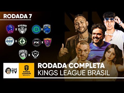7ª RODADA COMPLETA: KINGS LEAGUE BRASIL | REAL ELITE x NYVELADOS, G3X x LOUD, CAPIM x FURIA E MAIS